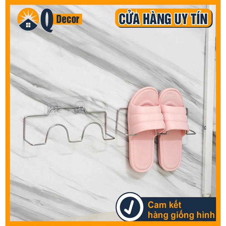 Giá Treo Dép Dán Tường, Kệ Để Dép Dán Tường Inox 304