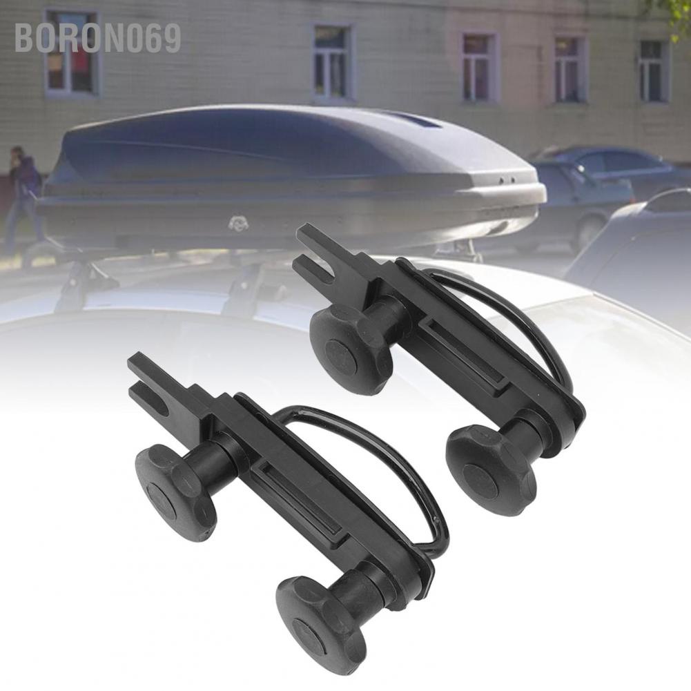 Boron069 Boron069 Bộ phụ kiện lắp trên mái đa năng U Vít Locknut Gioăng cao su Phụ hành lý nhẹ cho hầu hết các kiểu xe