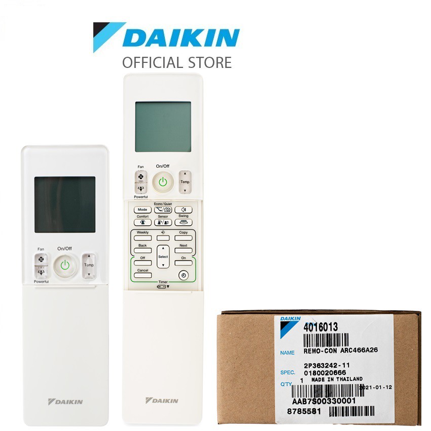 [Mã ELHA22 giảm 5% đơn 300K] Remote ARC466A26 cho máy điều hòa Daikin FTXV25/35QVMV