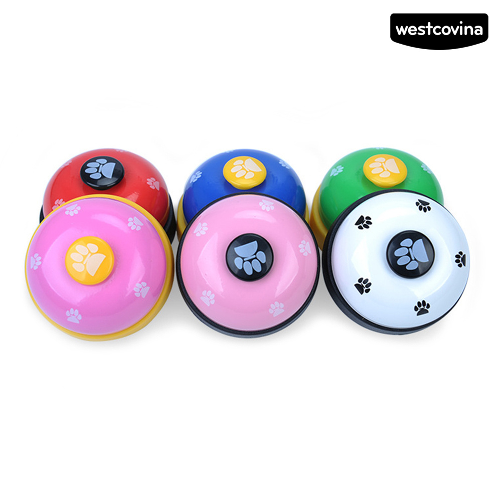 Đồ Chơi Chuông Kim Loại Hình Dấu Chân Đáng Yêu Cho Thú Cưng