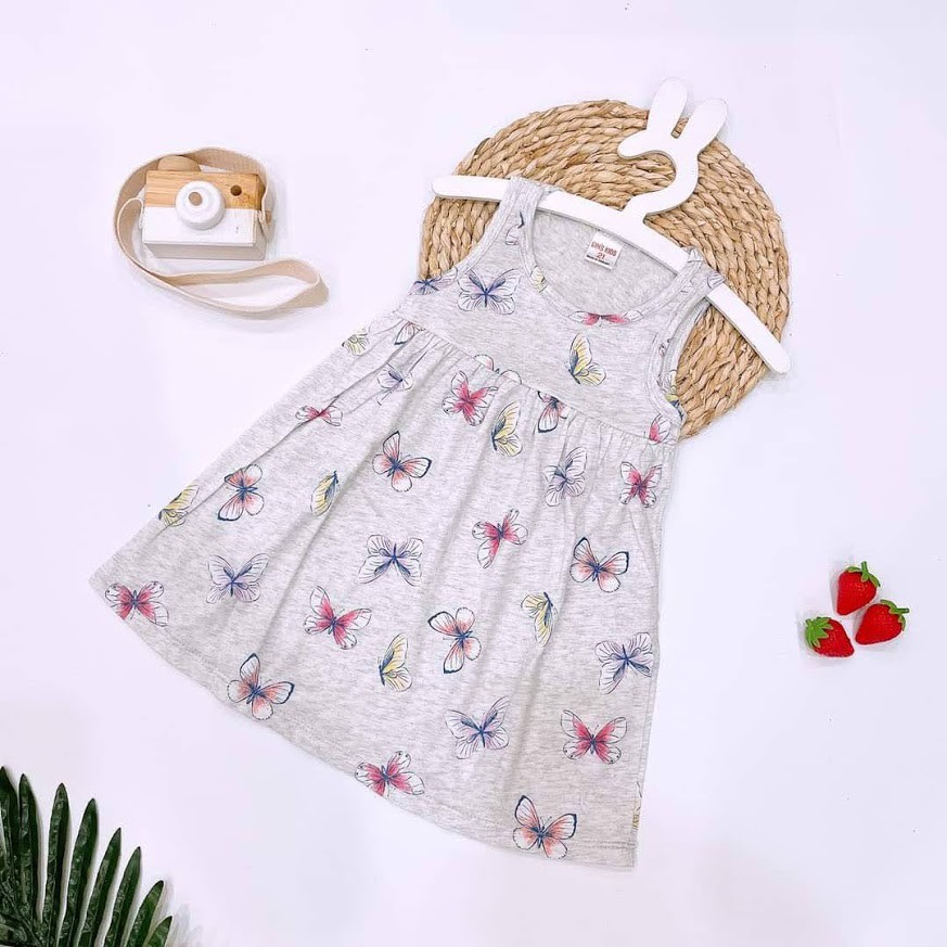 ✓9_22kg✓  XẢ KHO 39K Váy cotton xuất dư ba lỗ cách điệu BẢNG MÀU 1 MÃ SN001