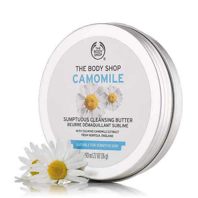 Có bill 🇺🇸 Bơ Tẩy Trang The Body Shop Camomile Sumptuous Cleansing Butter