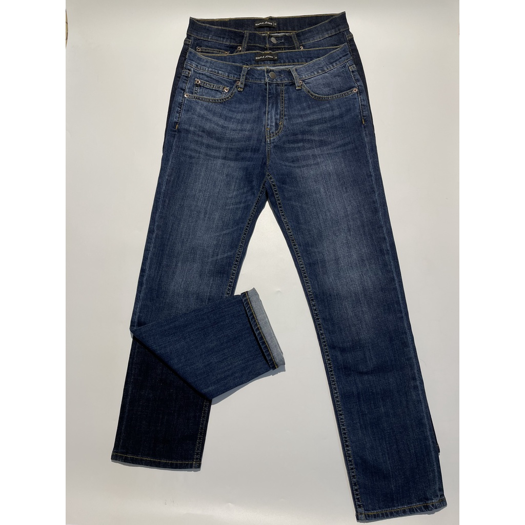 QUẦN BASIC JEANS, QUẦN JEANS TRƠN THỜI TRANG, QUẦN JEANS MIX-MATCH ĐA DẠNG, VẢI CAO CẤP_J004