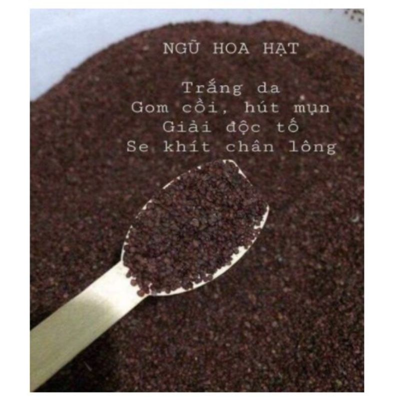 Mặt nạ ngũ hoa hạt to, hạt đình lịch