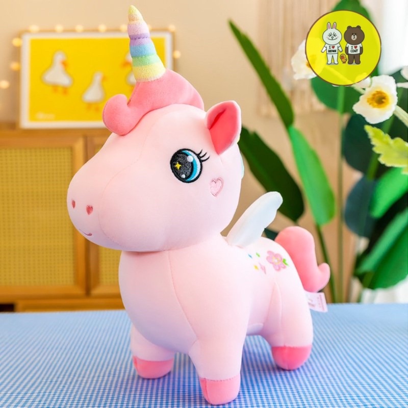 Gấu Bông Ngựa Unicorn Thiên Thần Cao Cấp - Xưởng Gấu Bông Việt Nam