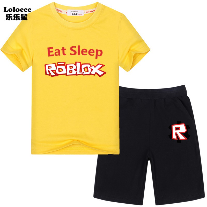 ROBLOX Bộ Quần Áo 2 Món Dễ Thương Cho Bé Trai