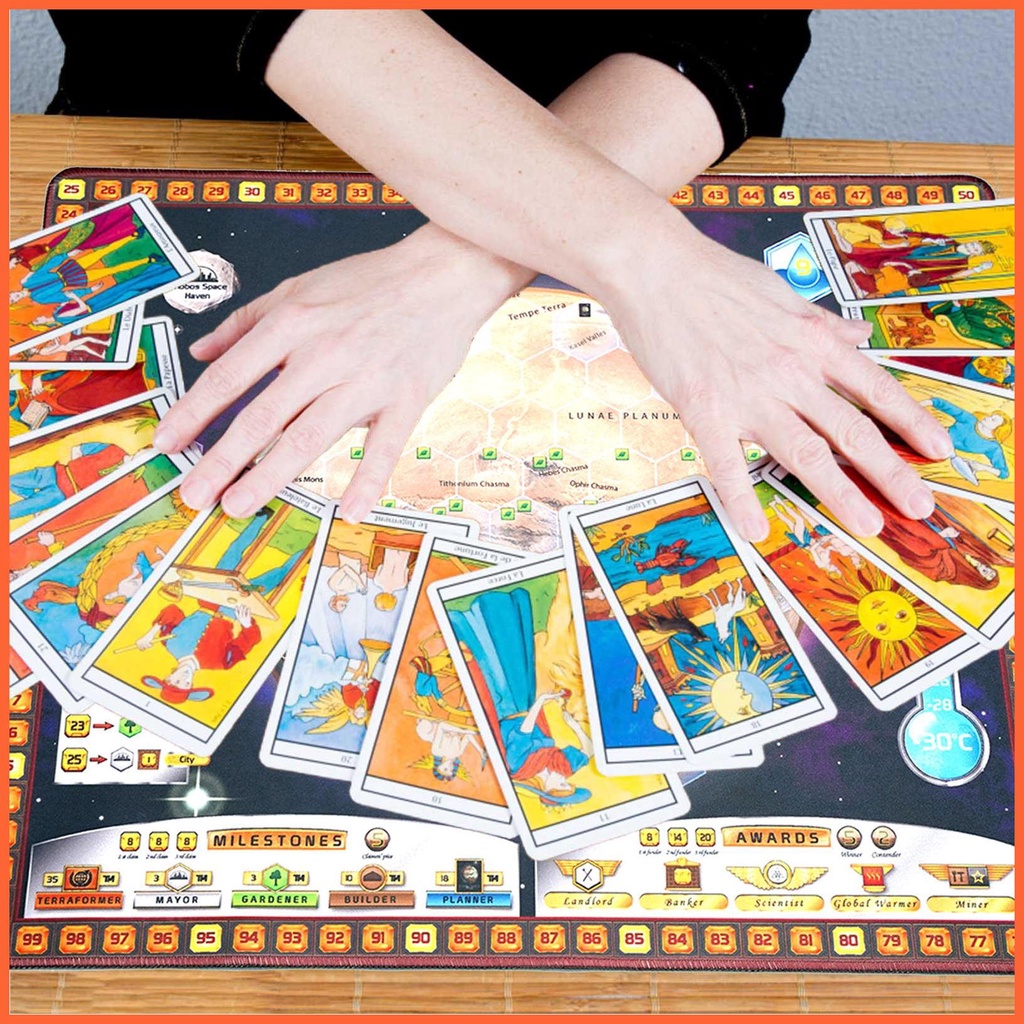 Khăn Trải Bàn Bói Tarot 53x45cm Hình Chòm Sao