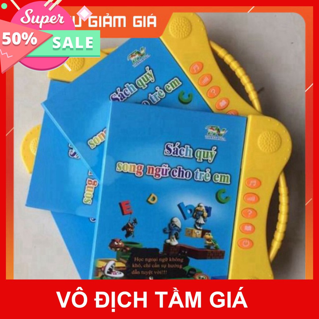 DEAL SỐC GIÁ SỐC- -Tập nói điện tử song ngữ anh-việt cho bé