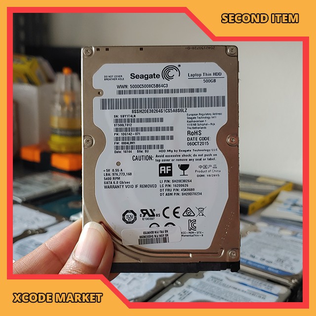 Ổ Cứng Mỏng Seagate 500gb St500lt012 5400rpm Laptop Macbook 2.5 Hdd