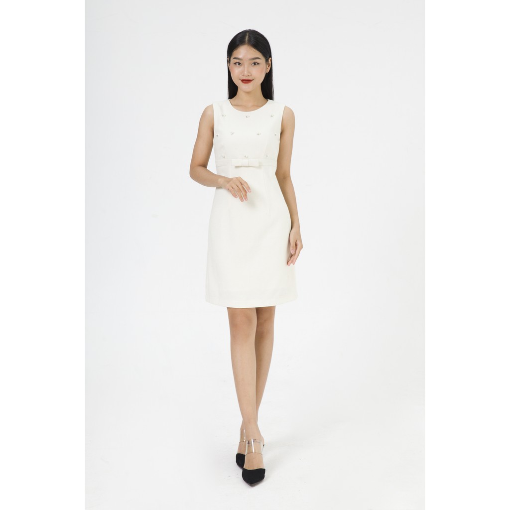 De Leah - Đầm Ôm Tweed Đính Đá - Thời trang thiết kế
