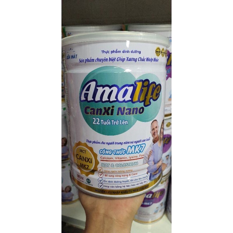 Sữa Amalife canxiNano 900g date mới