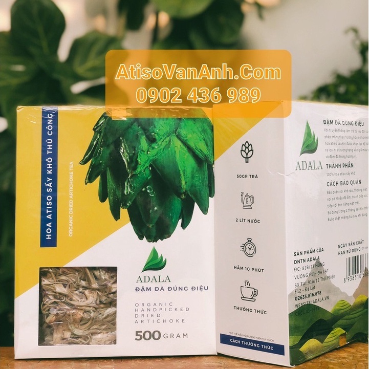 TRÀ HOA ATISO KHÔ ĐÀ LẠT THƯỢNG HẠNG RẤT THÍCH HỢP LÀM QUÀ TẶNG