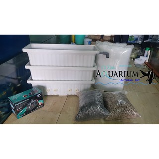 Combo trọn bộ lọc Baki cho hồ xi măng từ 1,5 khối trở lại