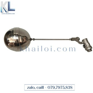 Phao cơ inox 304 ren 21 27 34 - phao inox- phao báo mực nước