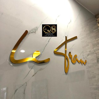 Logo dán tường ( mẫu mới)