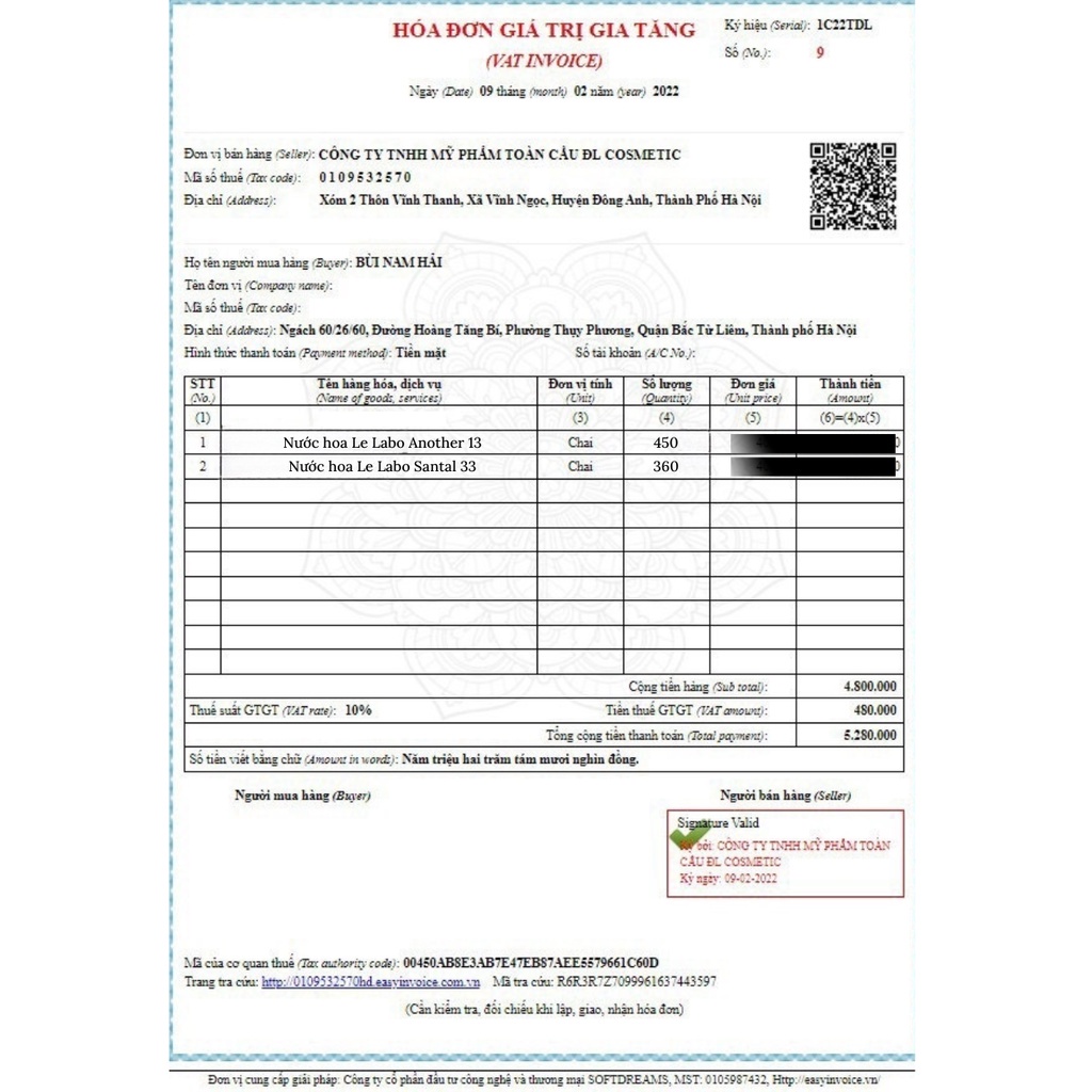 Nước Hoa Le Labo Another 13, 33 Dung Tích 100ml - Nước Hoa Nam Nữ Lưu Hương Lâu Quyến Rũ