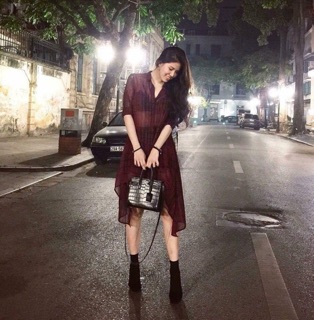 Boots giày len chun