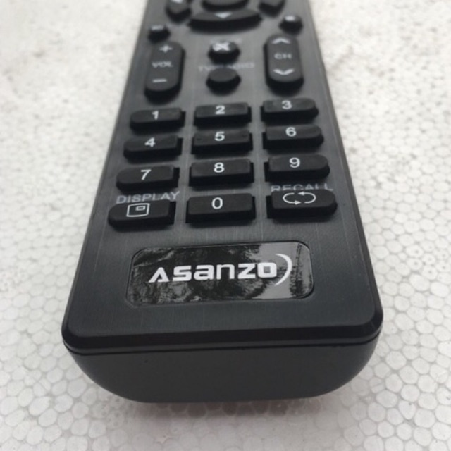 Điểu Khiển Tivi Asanzo- Remote asanzo ngắn