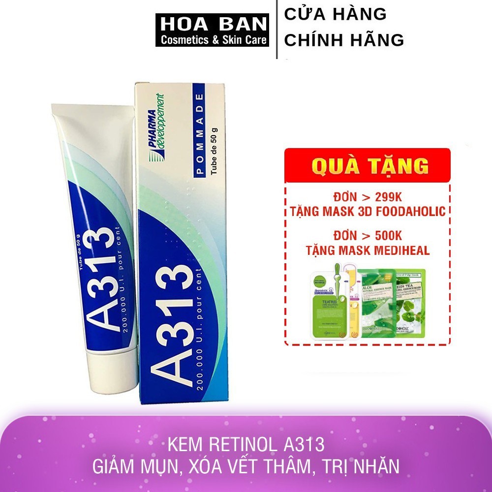 Kem Retinol A313 Pháp giảm mụn, xóa vết thâm, giảm nhăn