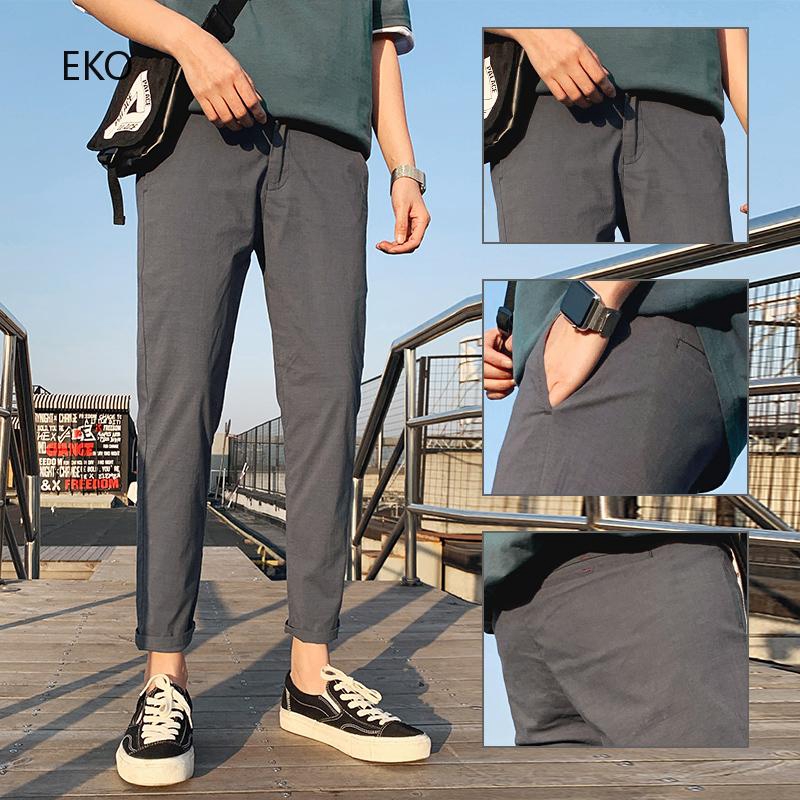 British college men's clothing nine-point pants