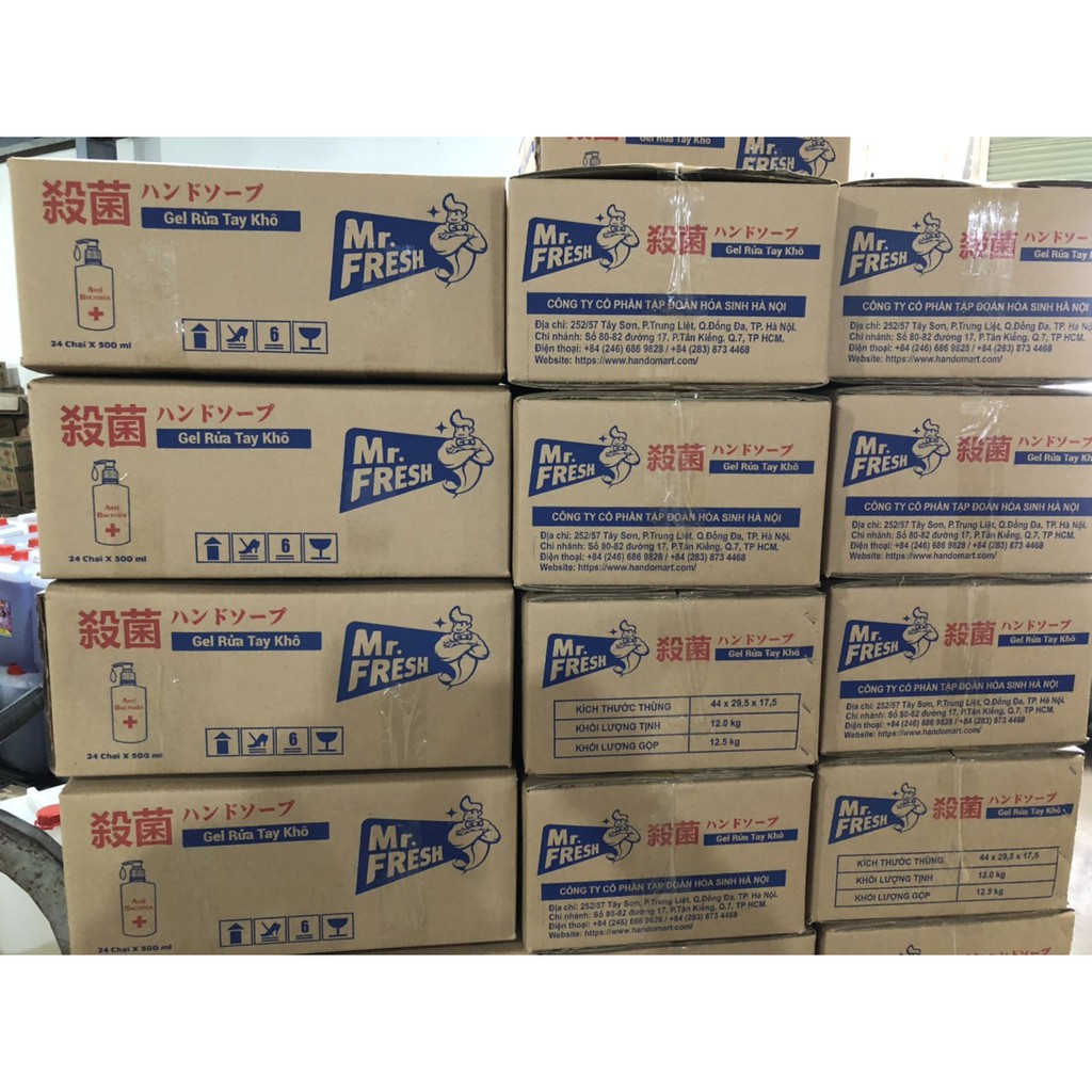 Gel rửa tay khô diệt khuẩn Mr.Fresh 500ml | BigBuy360 - bigbuy360.vn