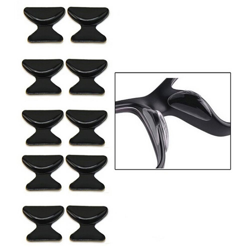 Bộ 5 cặp đệm mũi dán mắt kính bằng silicon mềm chống trượt nhiều màu