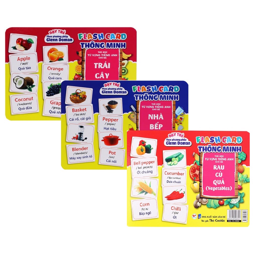 Sách - Flash Card Thông Minh - Rau Củ Quả Sách Khám Phá