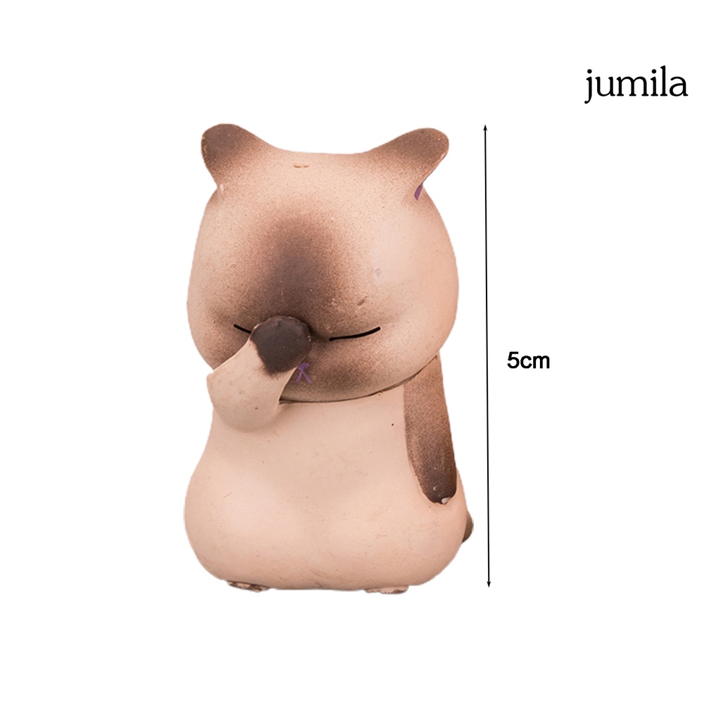 Mô Hình Mèo Con Bằng Nhựa Resin Dùng Trang Trí Nhà Cửa