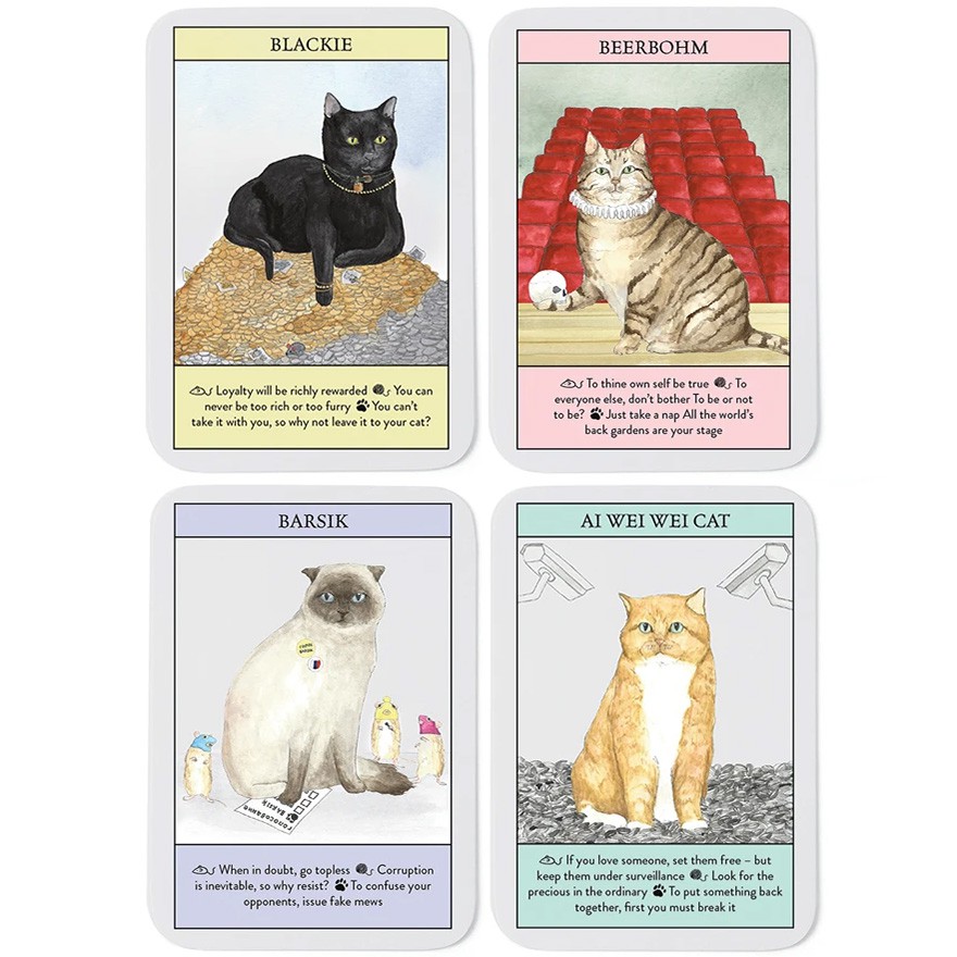 Bộ Bài Cat Gurus Oracle (Ask the Cat Oracle) (Mystic House Tarot Shop) - Bài Gốc Authentic Chính Hãng 100%