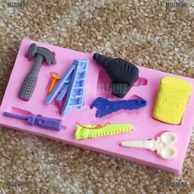 Khuôn Silicone Làm Bánh Hình Dụng Cụ Sửa Chữa DIY