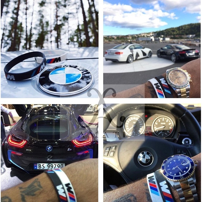 Bộ 2 vòng Tay Cao Su BMW Thể Thao zan29 | BigBuy360 - bigbuy360.vn