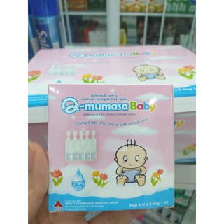 Nước muối sinh lý vô khuẩn cho bé Q-mumasa baby