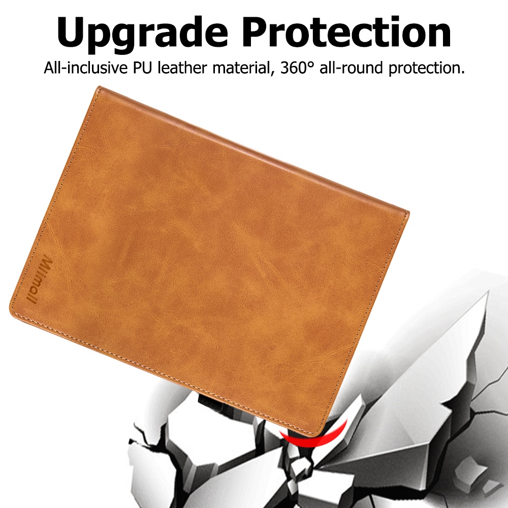 Miimall Bao Da  Kindle Paperwhite 11 Máy Đọc Sách PU Thức Ngủ Kèm Dây Đeo Tay Tiện Dụng Cho 6.8" Paperwhite 11th