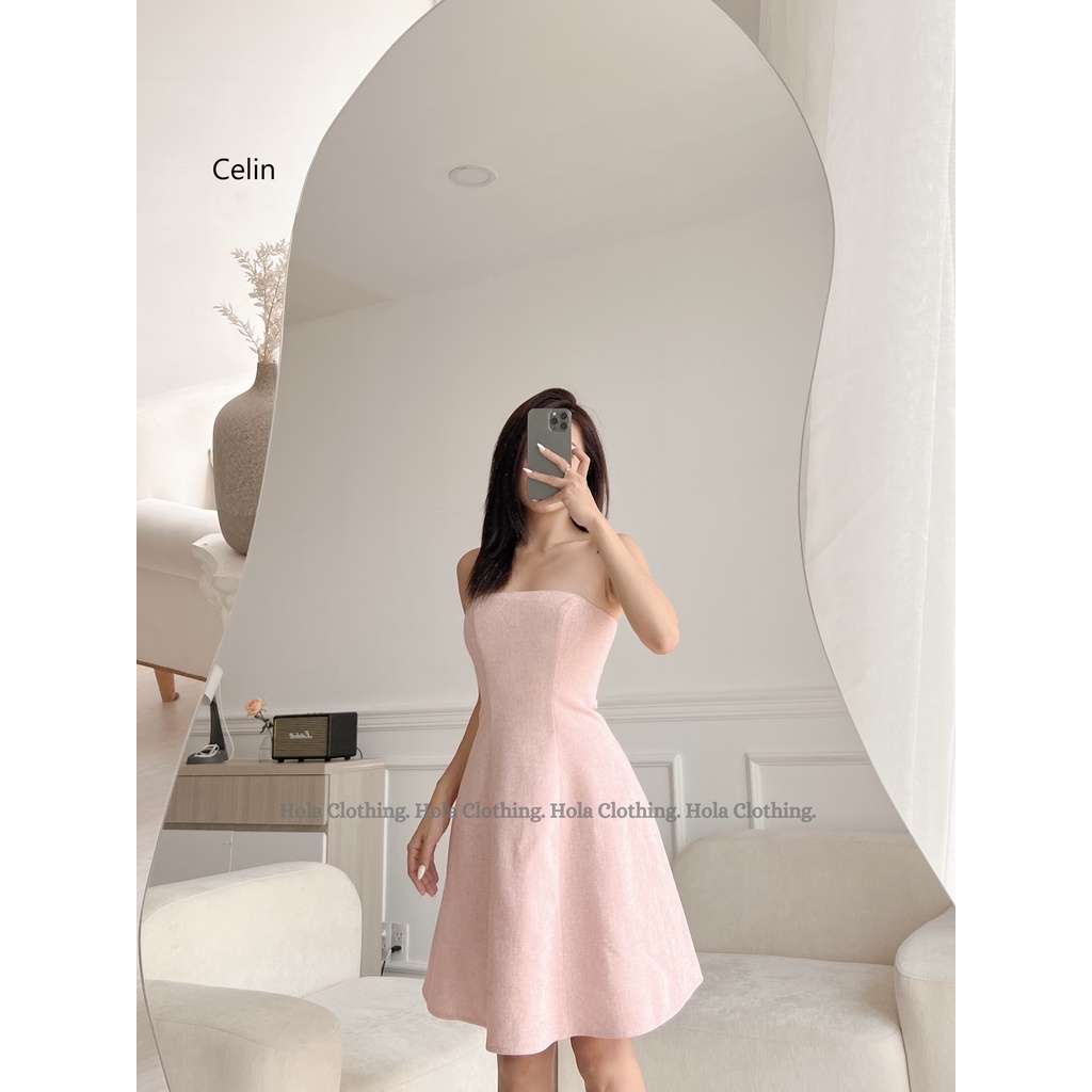 T105-Đầm cup ngực Celin dự tiệc công sở