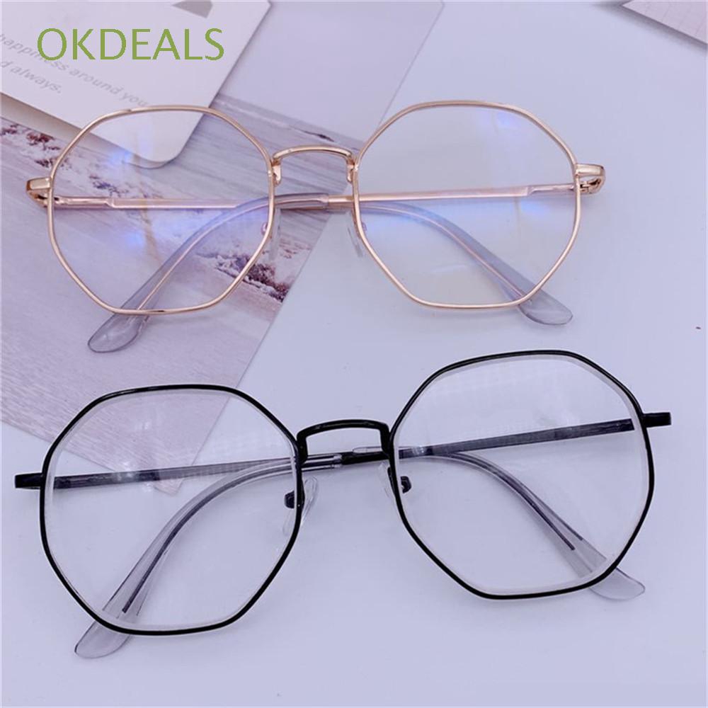 OKDEALS Classic Retro Metal Octagon Anti Blue light Anti-blue Glasses