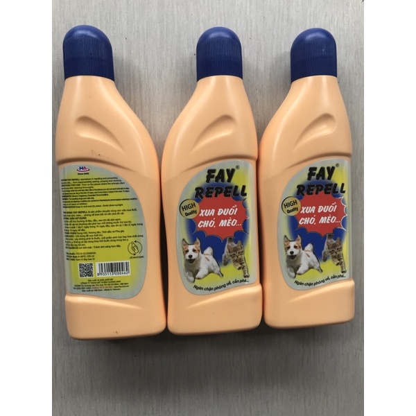 Xua đuổi Chó, mèo phóng uế, cắn phá Fay Repell chai 200ml