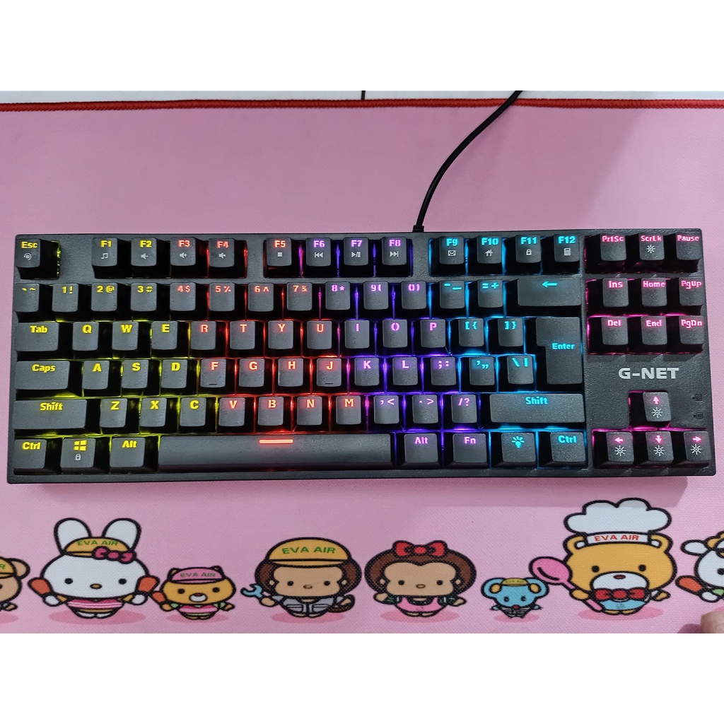 Bàn phím G-Net K87 TKL 87 nút Chính hãng