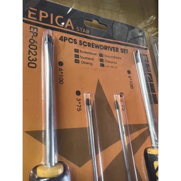 Bộ vít 4 cây Epica star