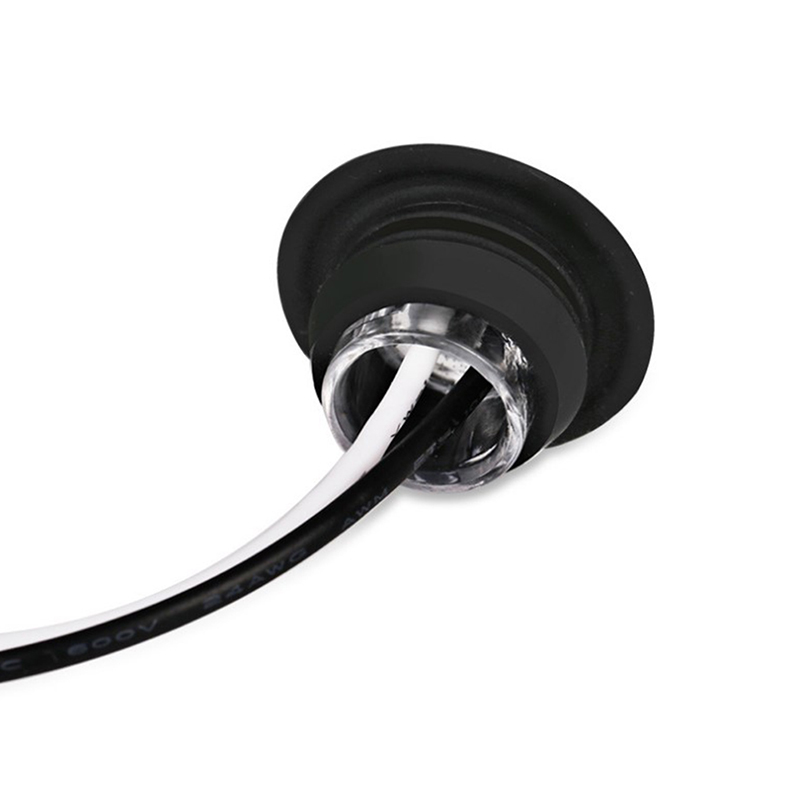 [NewHotFR] Đèn LED Tròn Mini Hình Viên Đạn Gắn Hông Xe Tải / Xe Moóc Thông Dụng