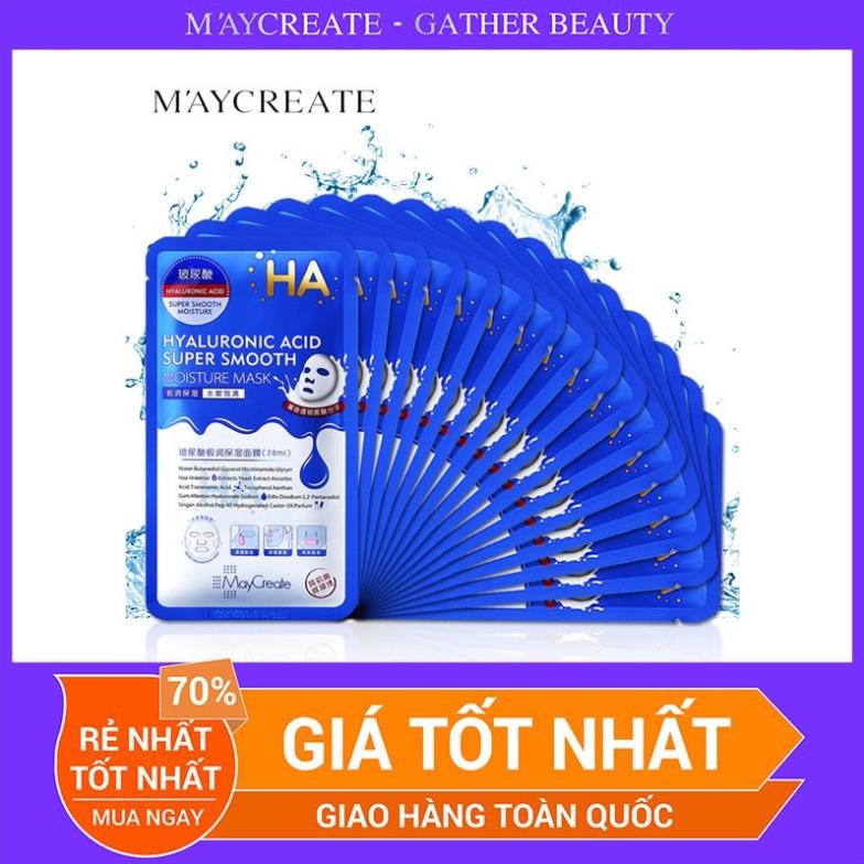Mặt Nạ Dưỡng Ẩm Dưỡng Trắng Da HA Maycreate Mask Ha 1 miếng