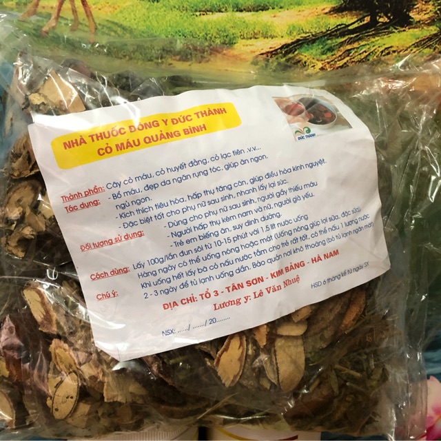 Cỏ máu tăng cân gia truyền 1 kg=10 gói dễ sử dụng