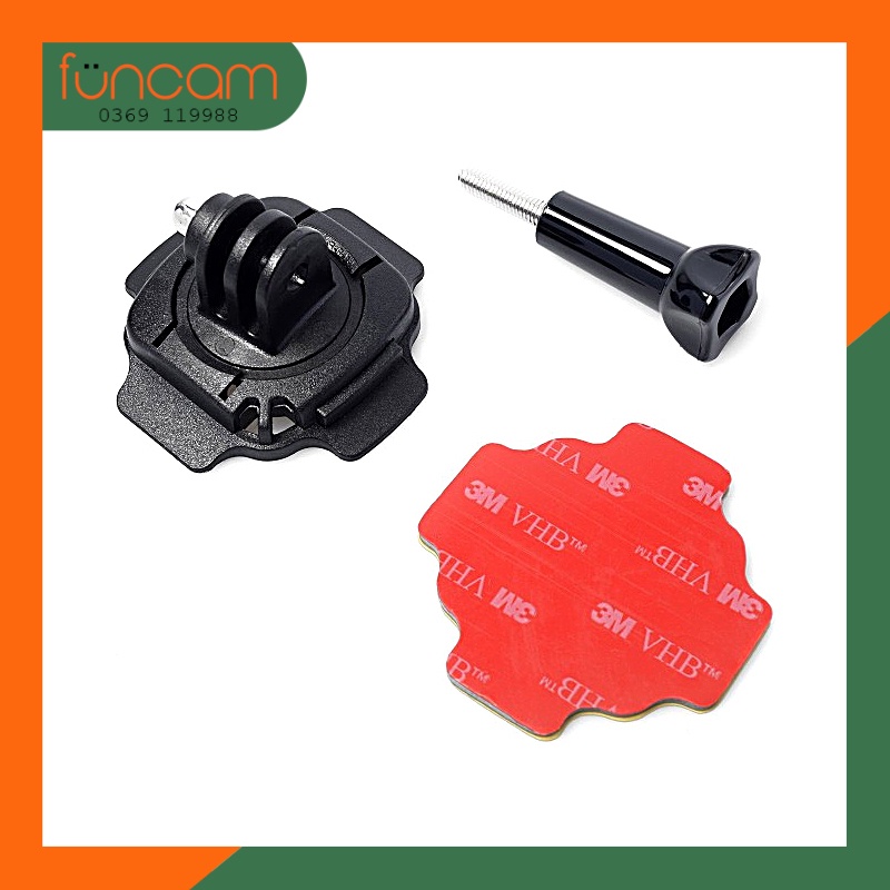 Miếng dán nón bảo hiểm 360 cho action cam