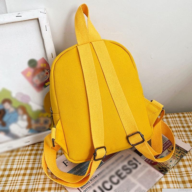 Balo vải bạt in hoạt hình dễ thương cho trẻ em