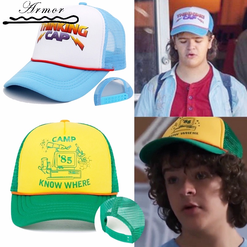 Nón Lưỡi Trai Phối Lưới Thoáng Khí Phong Cách Mùa Hè Stranger Things Season 4