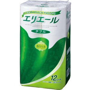 Lốc 12 cuộn giấy vệ sinh Elleair Toilet Paper Single &amp; Double