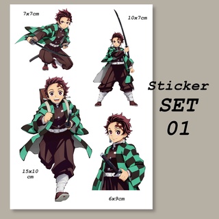 [N-diy] Sticker Demon slayer (Tanjiro, Nezuko)