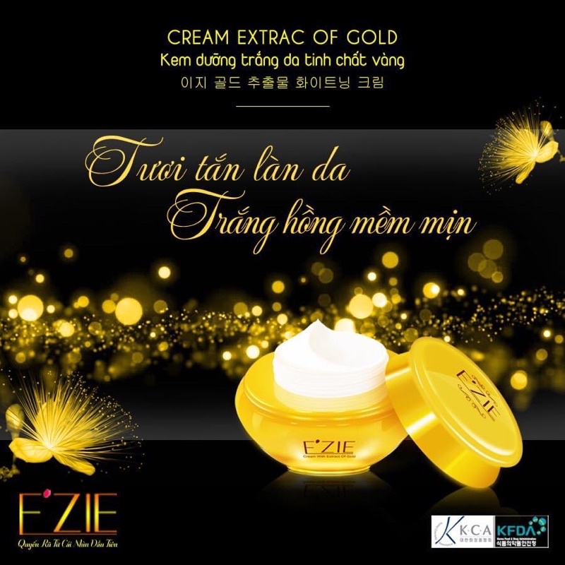 KEM DƯỠNG TRẮNG DA EZIE KEM DƯỠNG EZIE KEM EZIE TINH CHẤT VÀNG