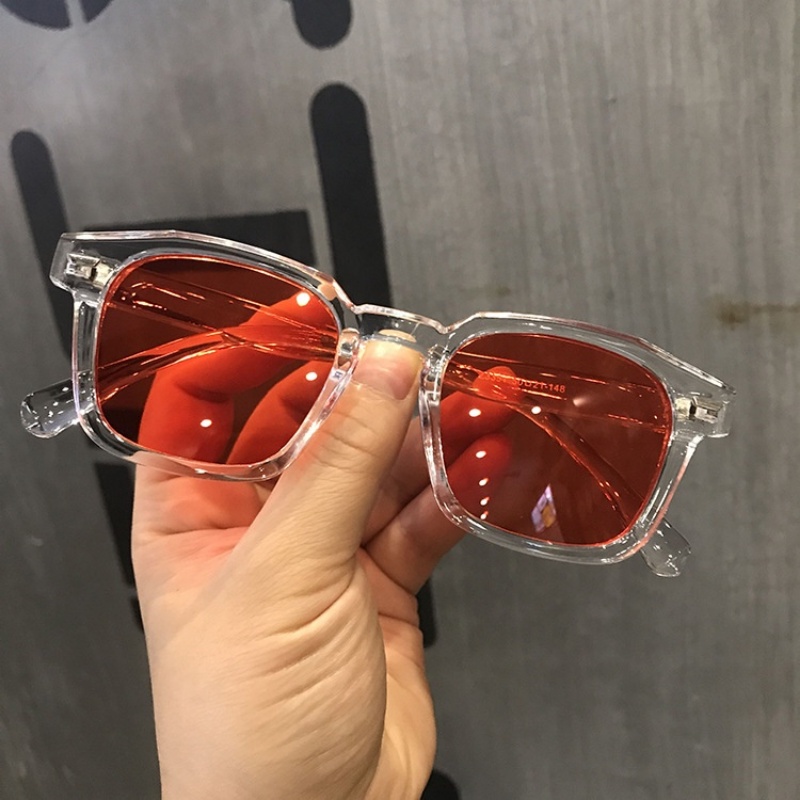 Kính Mát Gọng Vuông Nhiều Màu Sắc Phong Cách Hàn Quốc Cổ Điển Thời Trang Cho Nam Và Nữ