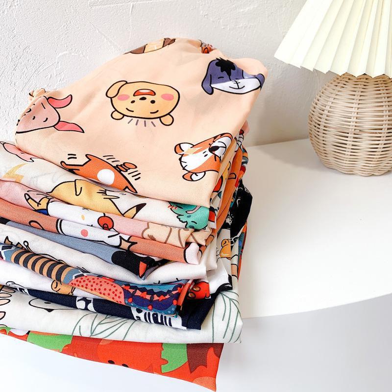 Quần Thể Thao Ống Rộng Thoáng Khí In Họa Tiết Hoạt Hình Cho Bé