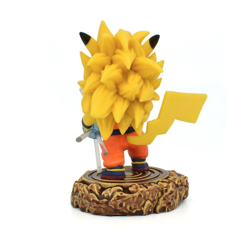 [ Dưa hấu ] Mô hình nhân vật Dragon Ball - Mô hình Pikachu Cosplay Nhân Vật Son Goku - Có Box